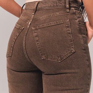 Abercrombie Curve Love Ultra High Rise 90s Straight Jean Size 35/ Size 20 (plus)